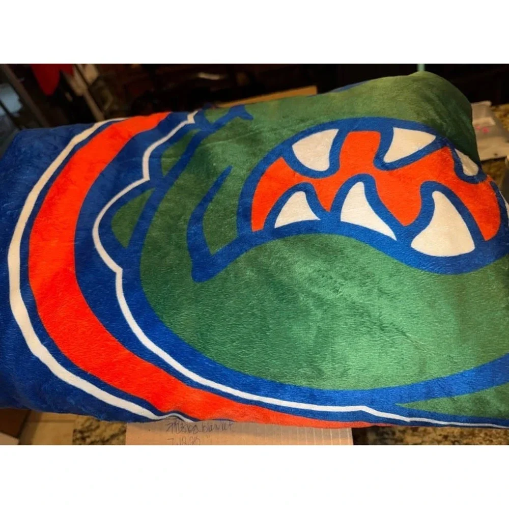 University of Florida Gators 8 lb Weighted Blanket 60x40 Washable Cover EUC